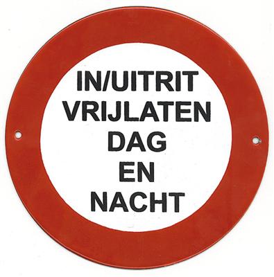 Bord in/uitrit dag en nacht