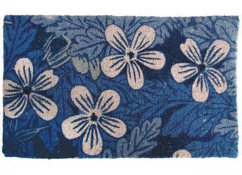 Deurmat Blue Blossom