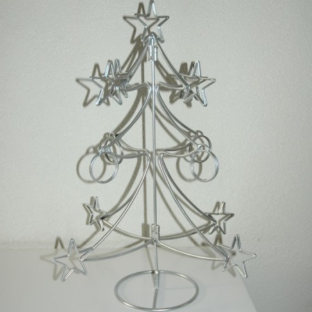 Kaarthouder kerstboom tafel model 2 zijdig / Outhings