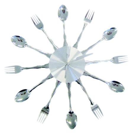 Keukenklok vork en spoon