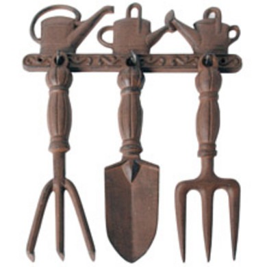 Haakjes met tuingereedschap - Esschert Design