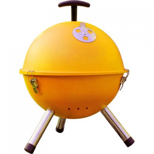 Barbecue tafelmodel kogel geel