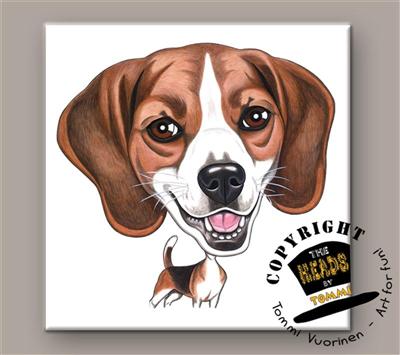 Beagle tegeltje