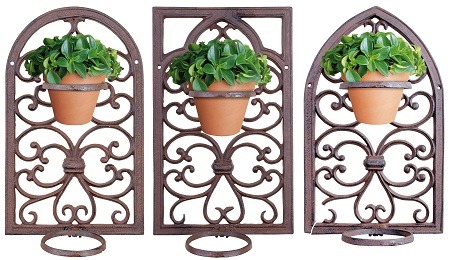 Bloempotkozijn 2 potten gietijzer - Esschert Design
