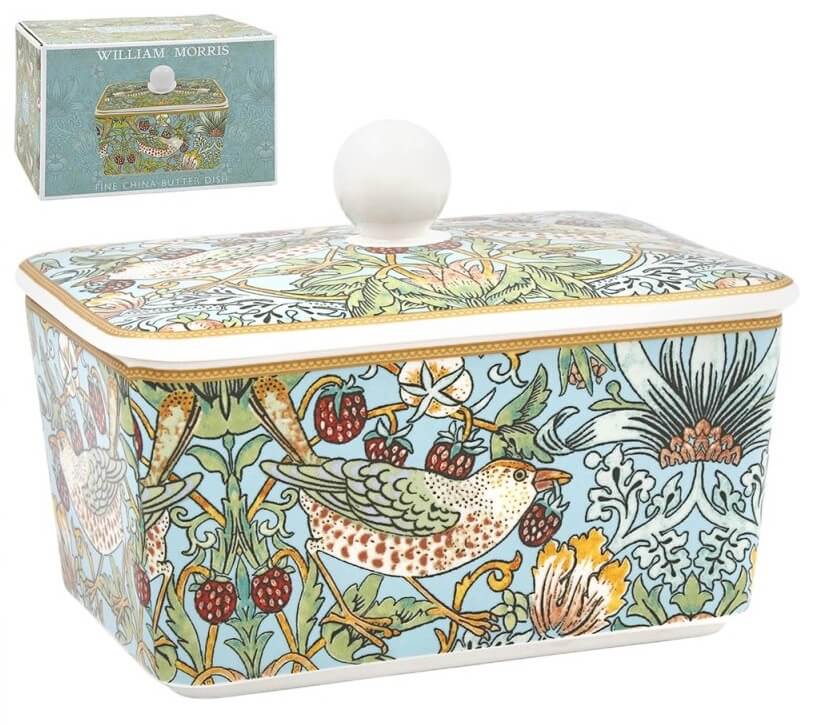 Botervloot keramiek Strawberry thief