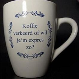 Koffie verkeerd ... / Delfts Blauw