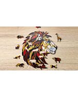 Eco-Wood-Art Houten Puzzel, Lion