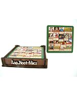 Aap noot mies onderzetters hout