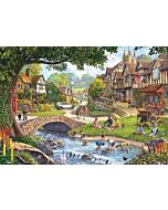 Legpuzzel Summer Village Stream 1000 stukjes