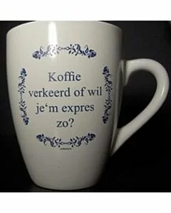 Koffie verkeerd ... / Delfts Blauw