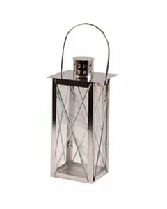 Leuke lantaarns van rvs 25 cm / Esschert Design