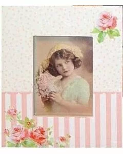 Fotolijst wit/rose/vierkant