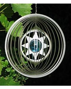 Wind spinner Ster in cirkel met 35 mm kogel