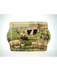 Dienblad Ot en Sien bij de schapen