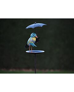 Tuinsteker Voederbakje met vogel