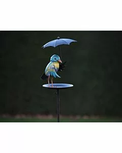 Tuinsteker Voederbakje met vogel