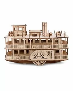 Eco Wood Art 3D Houten Puzzel Paddle River Princess Stemaer