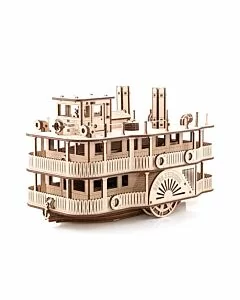 Eco Wood Art 3D Houten Puzzel Paddle River Princess Stemaer