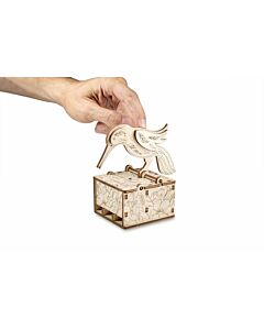 Eco Wood Art 3D Mechanische Puzzel Bird Feeder