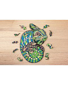 Eco Wood Art Houten Puzzel Kameleon