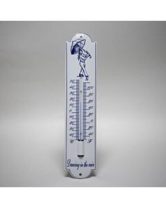 Emaille thermometer Ballerina