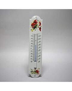 Emaille thermometer Klaproos