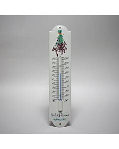 Emaille thermometer Lavendel