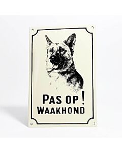 Waakhond bord Herdershond standaard