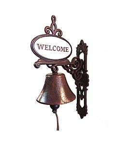 Gietijzeren deurbel welcome