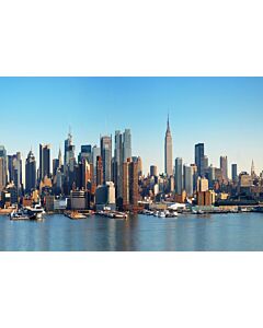 Glasschilderij skyline New York