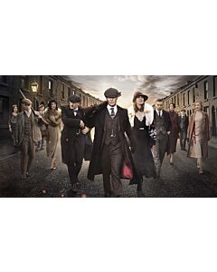 Glasschilderij Peaky Blinders foto op plexiglas