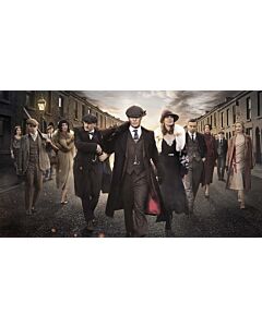 Glasschilderij Peaky Blinders foto op plexiglas