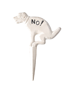 Hondenbordje wit no / Esschert Design