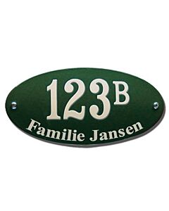 Huisnummer met naam Basis