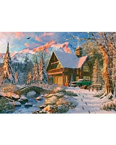 Prachtige puzzel winter vakantie 