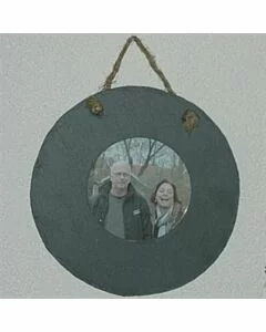 Leisteen fotolijst rond / Outhings