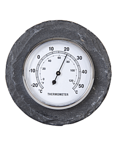 Thermometer rond leisteen / Outhings