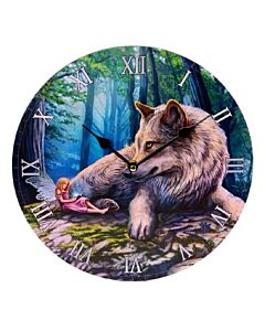 Lisa Parker Fairy Stories Fee en Wolf Bedrukte Klok