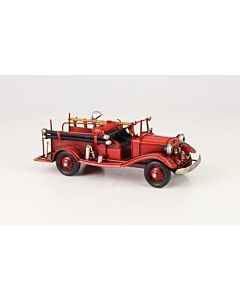 Miniatuurmodel tin oude Brandweerwagen