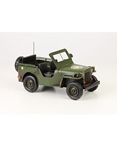 Miniatuurmodel Tin Leger Jeep