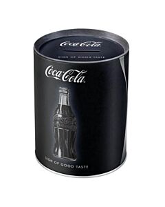 Spaarpot Coca Cola zwart
