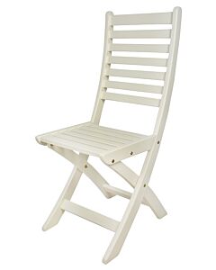 Opklapbare stoel wit / Esschert Design