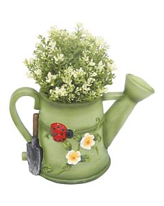 Plantenbak bloemengieter groen als ornament
