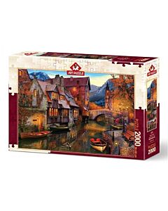 Puzzel Canal Homes 2000 stukjes kopen | DecoAction.nl