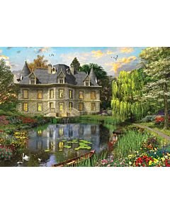 Mansion Lake puzzel 1000 stukjes doos