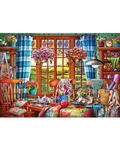 Doos Stitching room puzzel 1000 stukjes KS Games