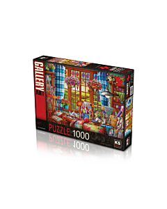 Doos Stitching room puzzel 1000 stukjes KS Games