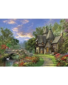 Doos The Old Waterway Cottage puzzel 1000 stukjes