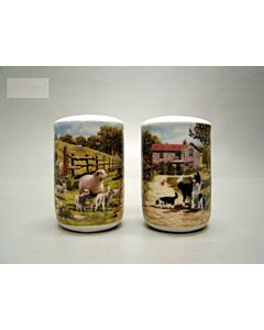 Peper en Zout set schaap en collie