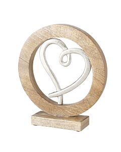 Sculptuur Loretja rond Hart